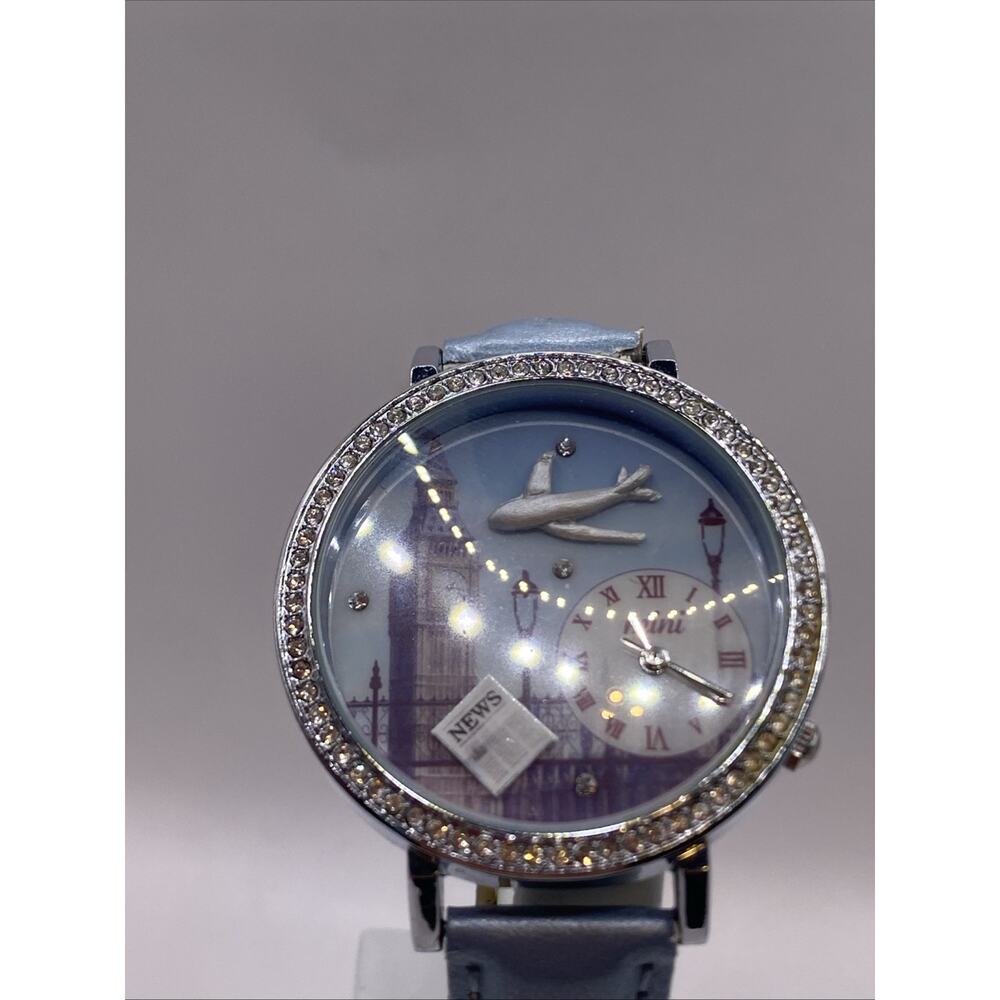Mini World Watch Womens Quartz London Watch New Battery Works